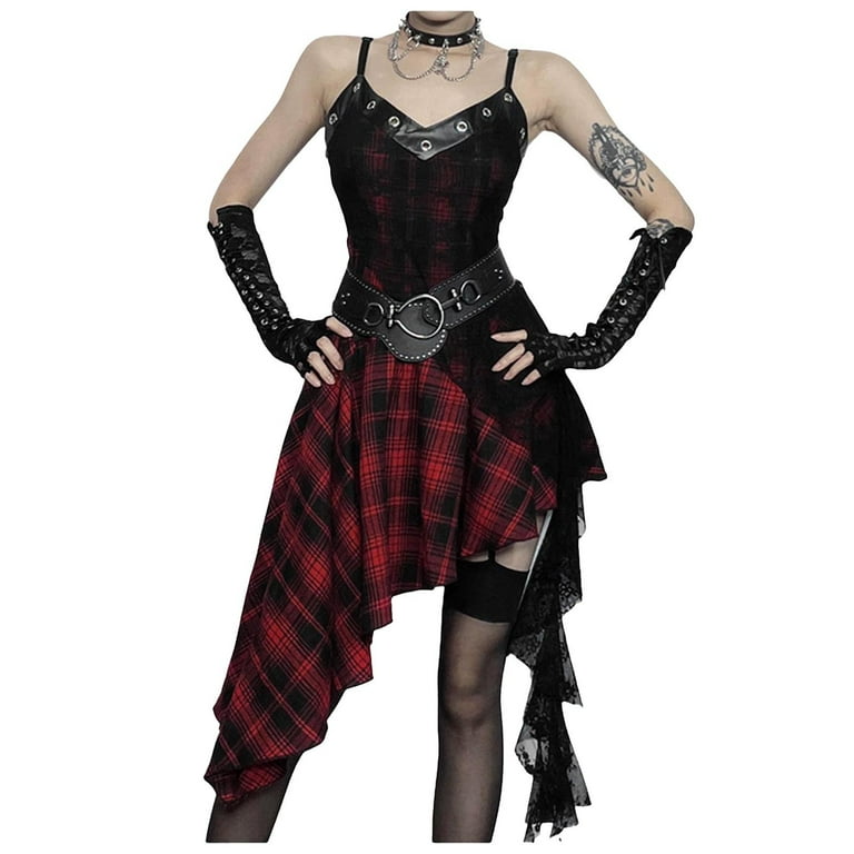 Fashion Red Plaid Sleeveless Slim Bodycon Dress Fashion Red Plaid Sleeveless Slim Bodycon Dress