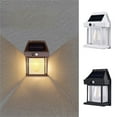 thumbnail image 1 of DVKPTBK Solar LED Outdoor Wall Lantern, 1 of 7