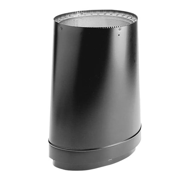 DVL 6 in. Oval to Round Adapter