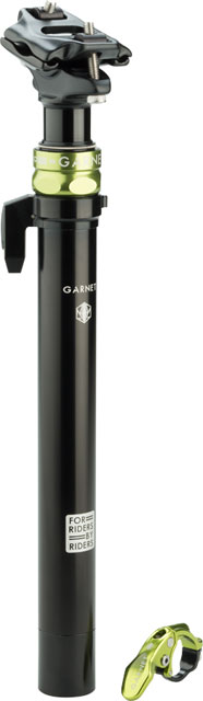 DVO Garnet Dropper MTB 31.6x385mm Seatpost 125mm External Routing Black