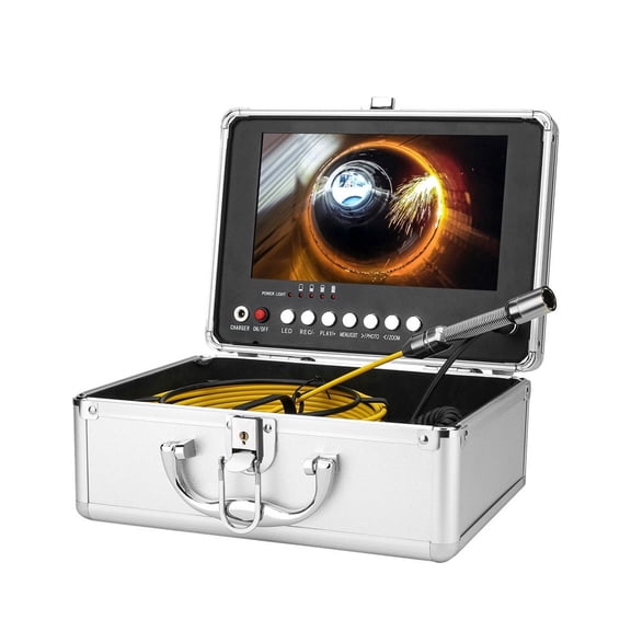 DVR 720P 17mm 9in 16GB Waterproof Sewer Pipe Inspection Endoscope Camera