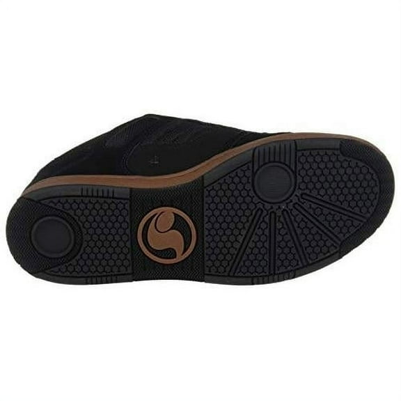 DVS Men's Enduro 125 Skate Shoe  BLACK GUM SUEDE