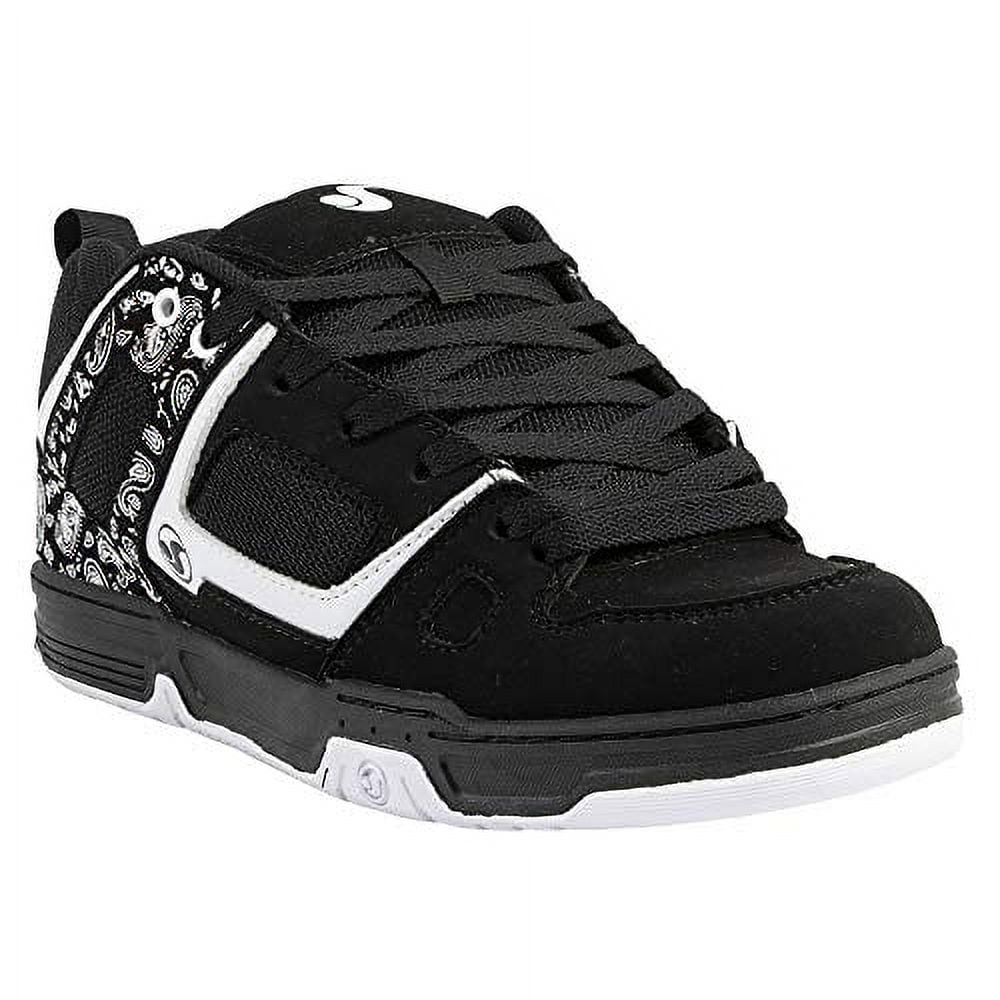 DVS Men's Gambol Skate Shoe BLACK WHITE PU NUBUCK - Walmart.com