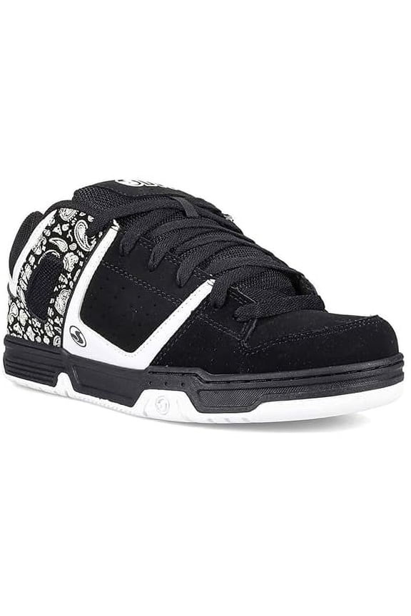 Mens Remix Black/White/Print Low Top Sneaker Shoes 11 BLK WHT PRT NBK