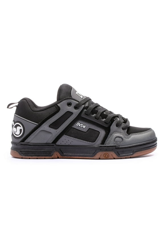 Skateboard Shoes Comanche Charcoal/Black/Gum/White Mens 0 CHARCOAL BLACK WHITE NUBUCK