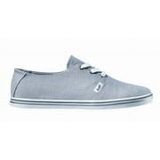 DVS Womens Casual Shoes Benny Gray/Pinstripe/Canvas