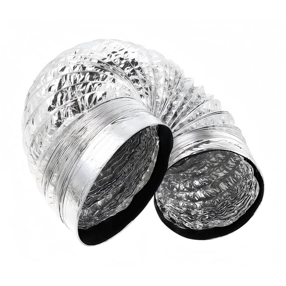 DVWY 5 Inch Flexible Aluminum Duct Hose 5FT for Range Hood Dryer Exhaust Vent