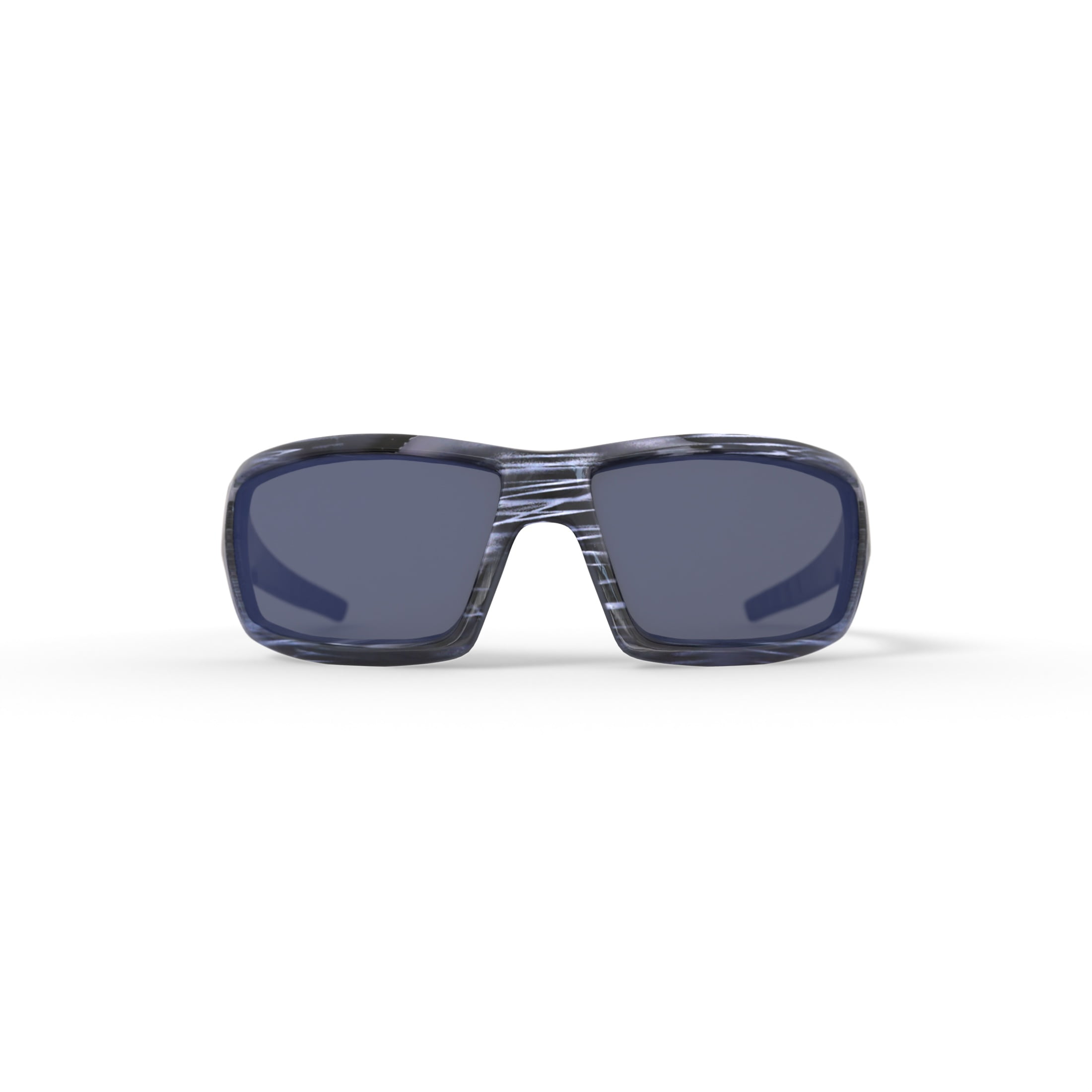 DVX Detour Sport Prescription Sunglasses, Grey Lenses/Black & White Streak Frame, OSHA Compliant ANSI Z87.1