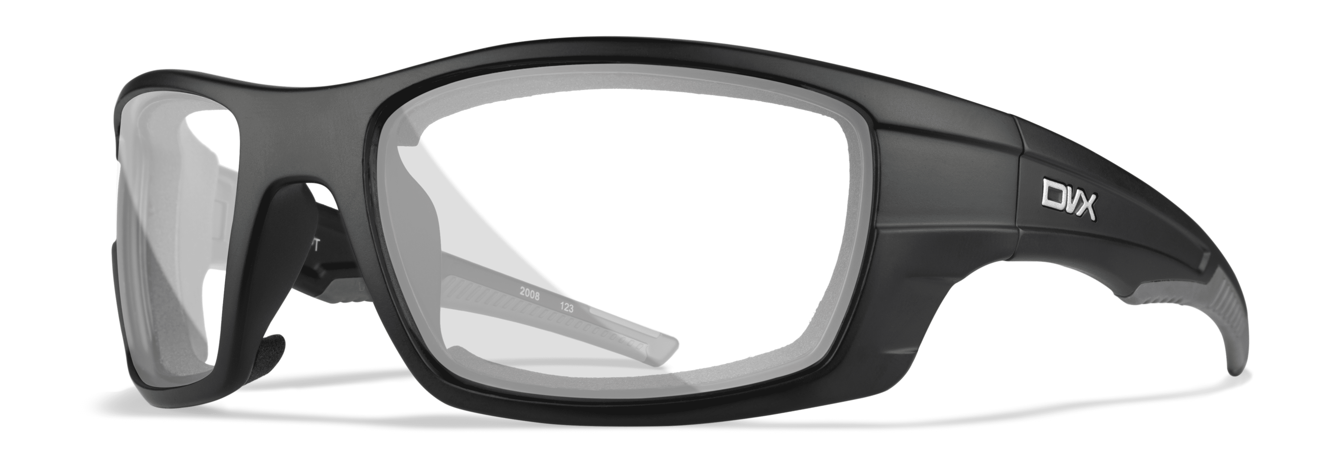 DVX Intercept Black Safety Glasses ANSI Z87.1 OSHA Compliant RX