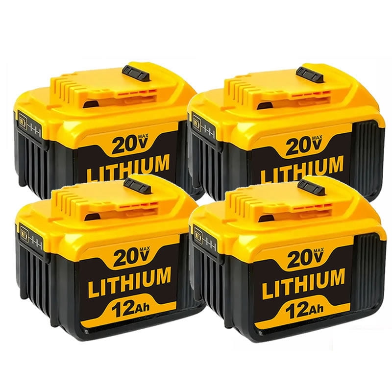 4-Pack 8.0Ah Replacement Battery For Dewalt 20V MAX – Compatible With DCB200, DCB204, DCB206, XR Tools, 160Wh, 24-Month Warranty