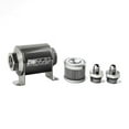 thumbnail image 1 of DeatschWerks Stainless Steel 6AN 100 Micron Universal Inline Fuel Filter Housing Kit (70mm), 1 of 1