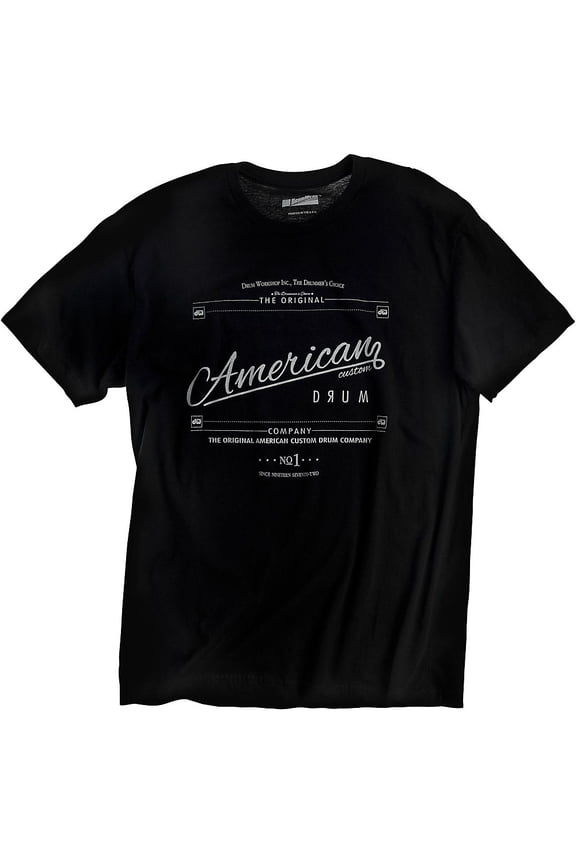 American Custom T-Shirt Black XX Large