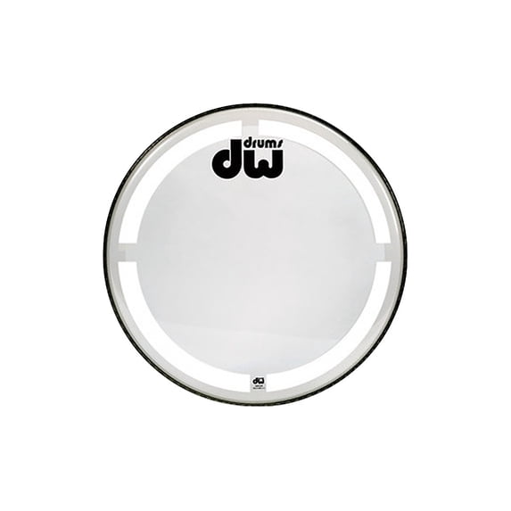 DW Coated Clear Bass Drum Head 24 in.