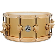 Collectors Series Polished Brass Snare with Gold Hardware