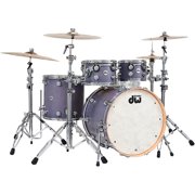 DW Collectors Series SonicPly Satin Oil 4-Piece Shell Pack - Satin Slate