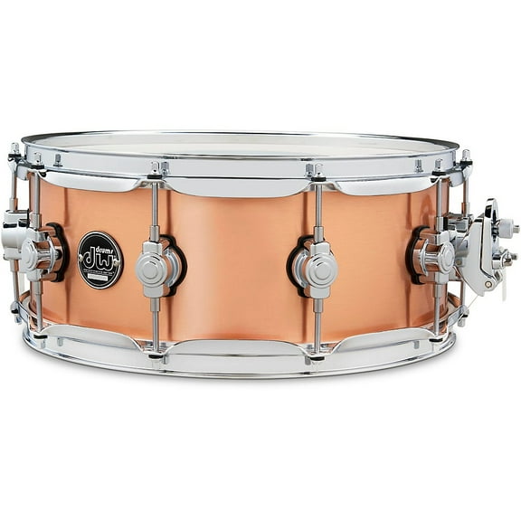 DW DW Performance Series 1 mm Polished Copper Snare Drum 14 x 5.5 in.