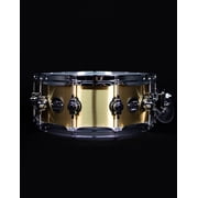 DW DW Performance Series 1mm Polished Brass Snare Drum 14 x 5.5 in.