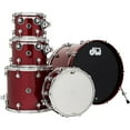 thumbnail image 1 of DW DWe Wireless Acoustic-Electronic Convertible 5-Piece Shell Pack With 22" Bass Drum Lacquer Custom Specialty Black Cherry Metallic, 1 of 1