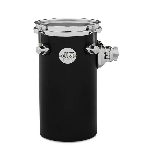 DW Design 10 x 6-inch Rata Tom with TB12, Black Satin