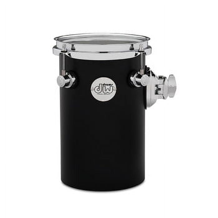 DW Design 12 x 6-inch Rata Tom with TB12, Black Satin