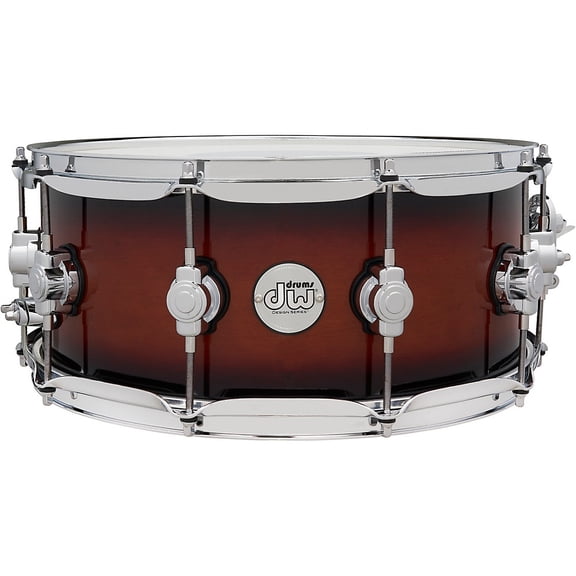 DW Design Series Snare Drum 14 x 6 in. Tobacco Burst
