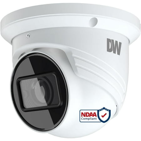 DW Digital Watchdog DWC-VSTB04BI MEGApix 4MP Network PoE Turret Security Dome IP Camera, NDAA Compliant, Spectrum IPVMS License Not Included, Outdoor Rated, 2.8mm Wide Angle, 100ft Night Vision