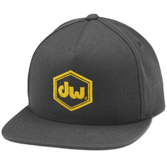 DW HEX Logo HAT, Snapback, Charcoal