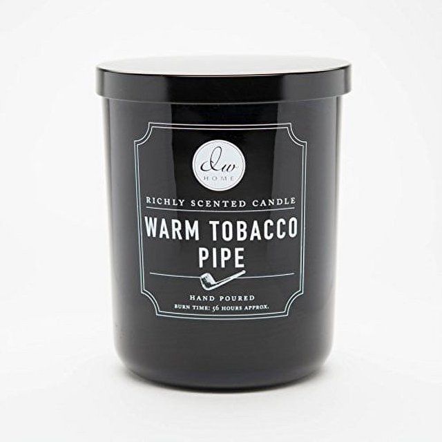 DW Home Large Double Wick Candle, Warm Tobacco Pipe