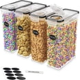 thumbnail image 1 of DWËLLZA KITCHEN 4L Cereal Containers Storage Set of 4, 1 of 7