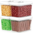 thumbnail image 1 of DWËLLZA KITCHEN 4LB White Airtight Food Storage Containers, 1 of 8