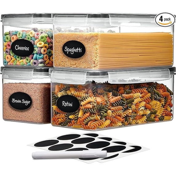 DWËLLZA KITCHEN Airtight Food Storage Containers - Set of 4