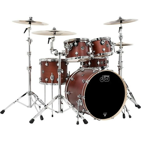 DW Performance Series 5-Piece Shell Pack Tobacco Stain Oil with Chrome Hardware