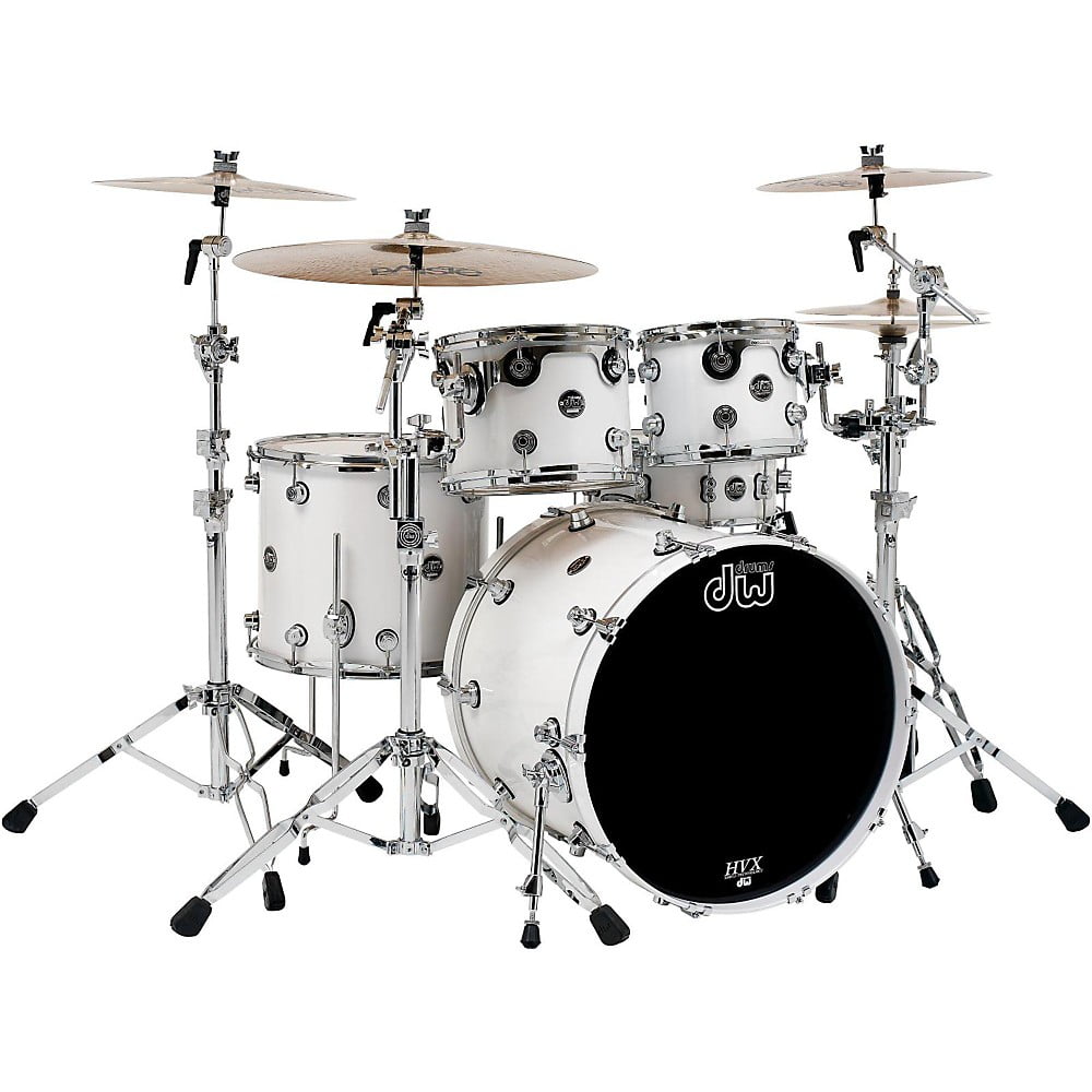 DW Performance Series 5-Piece Shell Pack White Ice Lacquer with