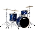 thumbnail image 1 of DW SSC Collector's Series 3-Piece FinishPly Shell Pack With Chrome Hardware Blue Moonstone, 1 of 3