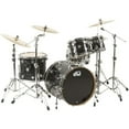 thumbnail image 1 of DW SSC Collectors Series 4-Piece Finish Ply Shell Pack With 22" Bass Drum Black Velvet Chrome Hardware, 1 of 4