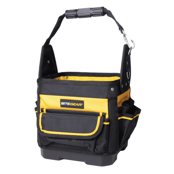 DW SitePro SITEGEAR Electrical & Maintenance Ballistic Tool Carrier: 11 inch (Black and Yellow)