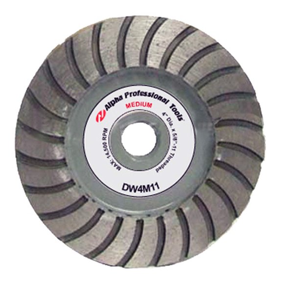 Alpha Professional Tools DW Style Grinding Wheels Grinding Wheel for Natural and Eng. Stone