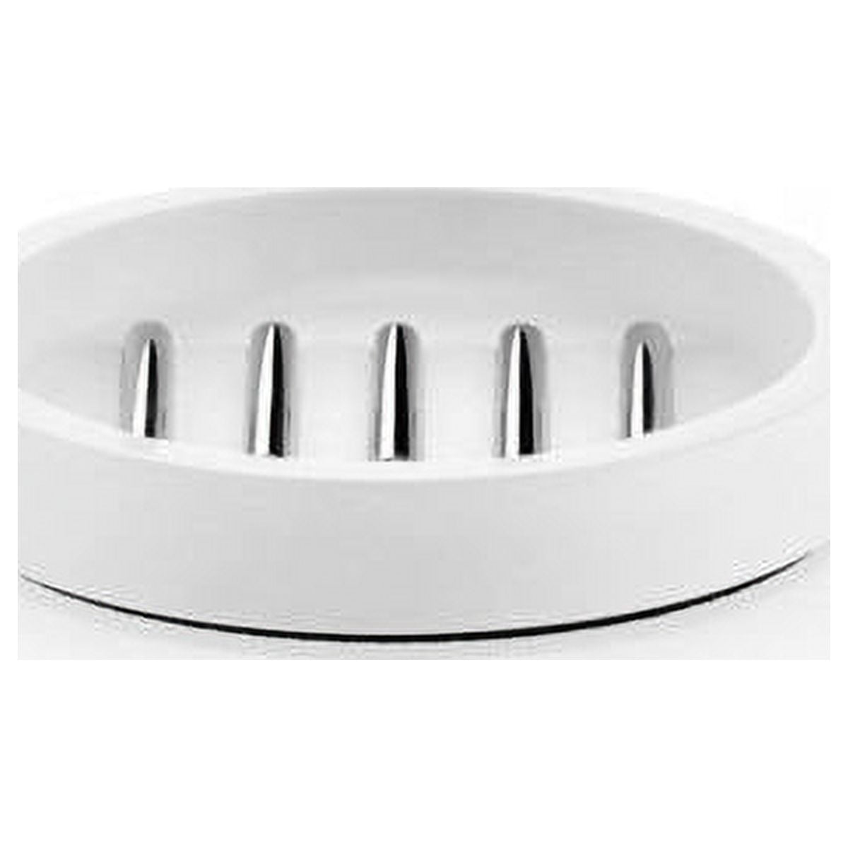 DWBA Stone Round Bathroom Soap Dish Holder, Soap Saver With Insert