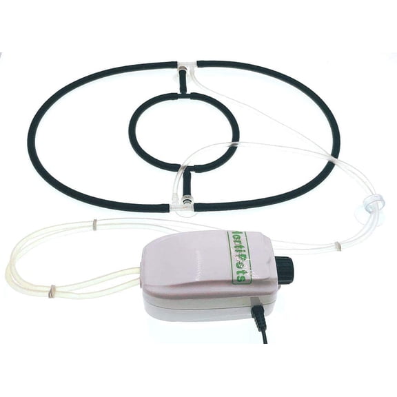 DWC Air Diffuser Bubbler Kit with Oxygen Air Pump for DIY Hydroponic Bubbler Bucket System Deep Water Cloner 24 Site and Aeroponic Clone Machine 35 Site