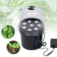 thumbnail image 1 of DWC Hydroponic Bucket Kit with Timer - 8 Plant Capacity, Space-Saving Design, Mist Cultivation Technology for Fast Growth, Durable PP/PVC Build, 1 of 12
