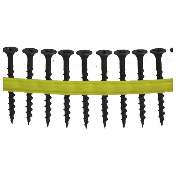 DWC158PS Drywall Screws 1 5/8-Inch Bugle Head, Sharp Point with Gray Phosphate Coating