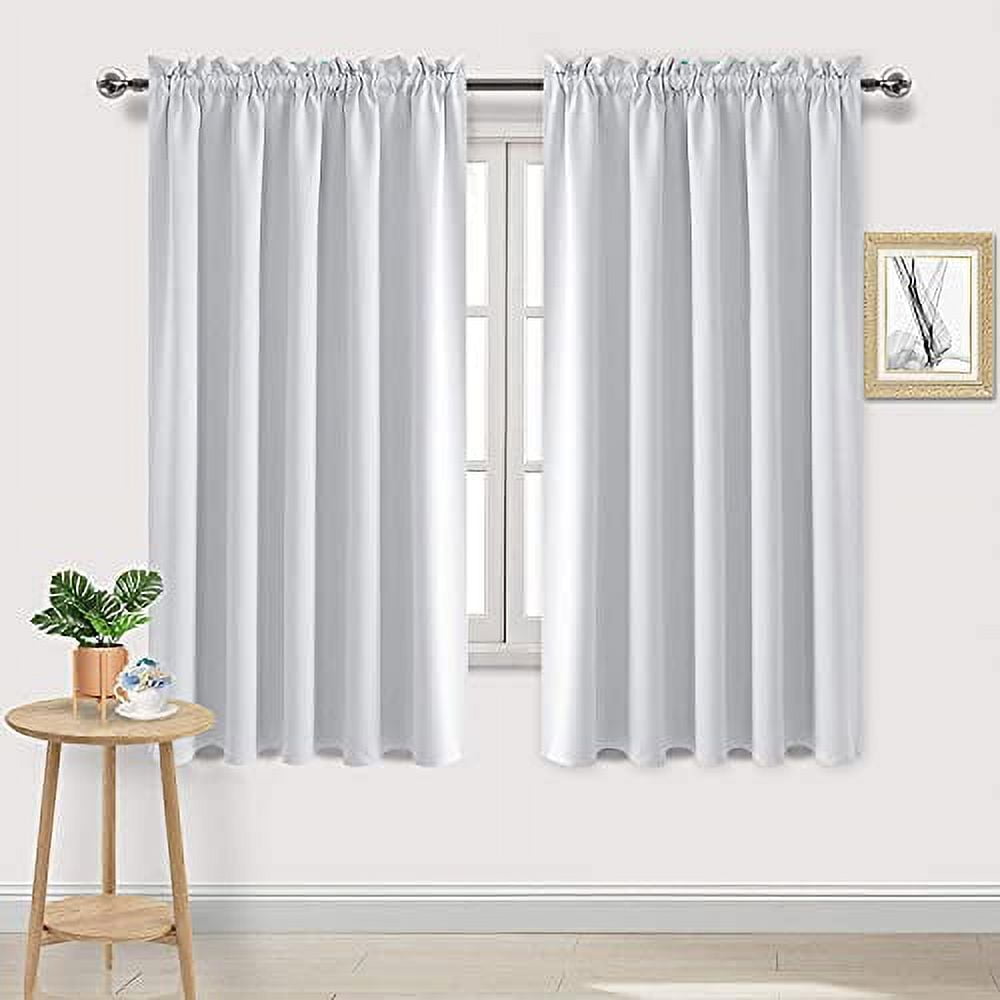 DWCN Blackout Curtains for Bedroom Rod Pocket Thermal Insulated Noise Reducing Noise Reducing