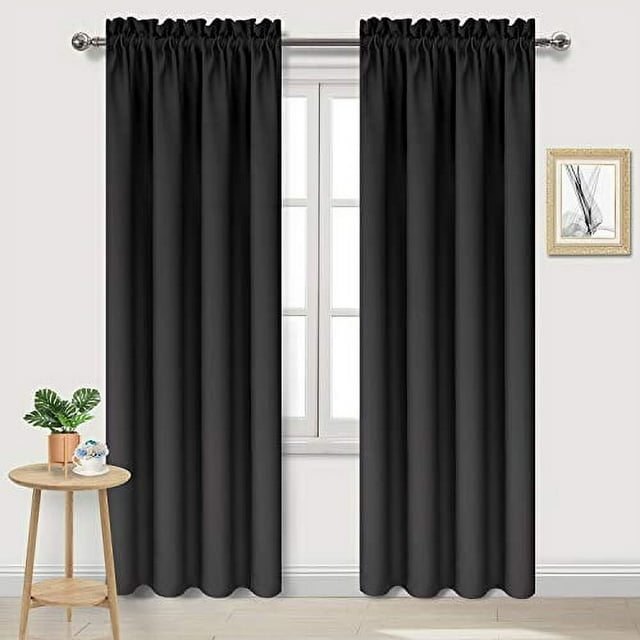 DWCN Blackout Curtains for Bedroom/Living Room, Insulated Darkening ...