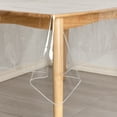 DWCN Clear Plastic Tablecloth 100 Waterproof Oil Spill Proof Rectangle