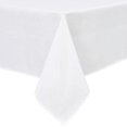 thumbnail image 1 of DWCN Faux Linen Rectangle Tablecloth - Wrinkle and Stain Resistant Washable Table Cloth for Kitchen Dining Room Holiday Table Cover for Party Dinner, White, 60 x 84 Inch, 1 of 5