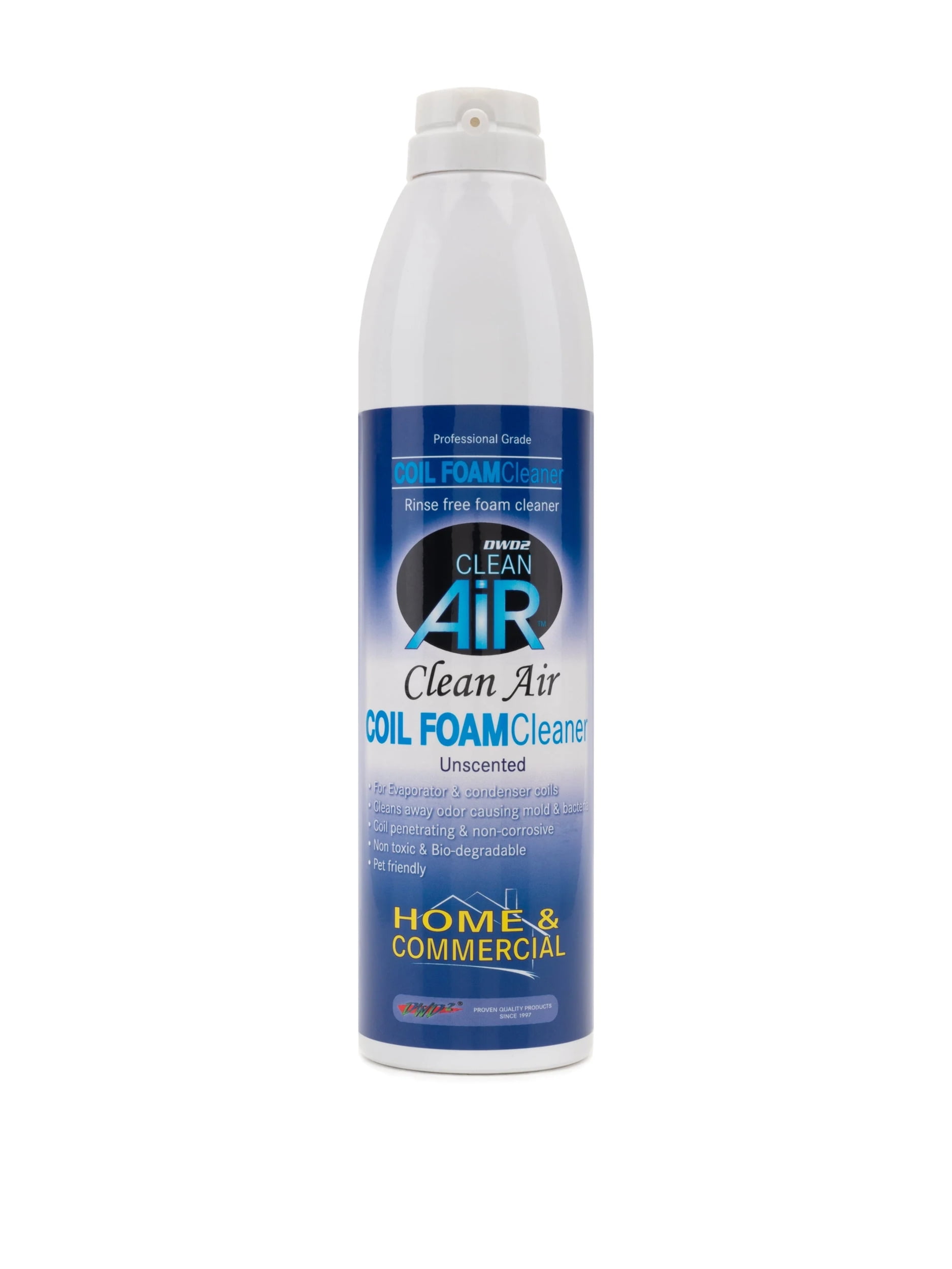 DWD2 Clean Air® Foaming Coil Cleaner Home Commercial selfrinsing