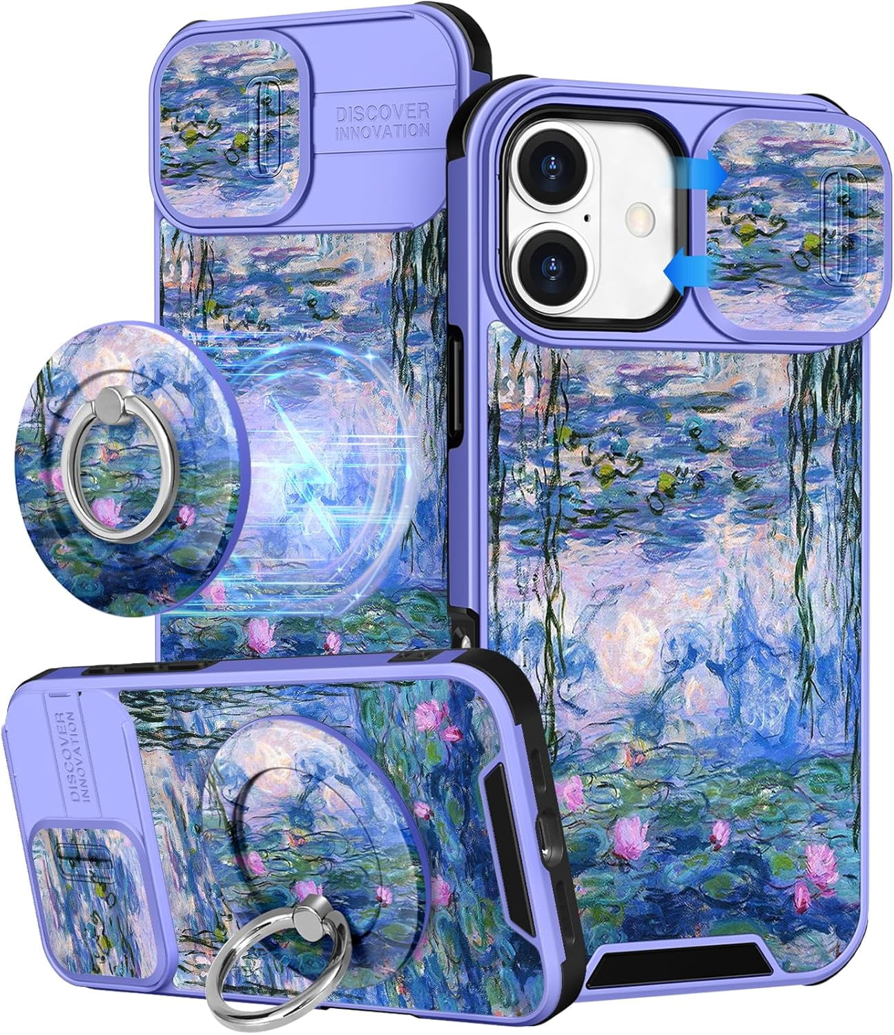 AIMIMI-Magnetic For Iphone 16 Case 6.1 Inch [Compatible With Magsafe] [Military-Grade Protection - View #9