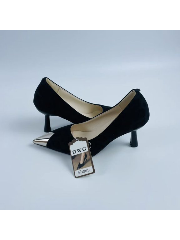 DWG Shoes,Women's Sexy Pointed Toe High Heels, Patent Leather Pumps,Wedding Dress Shoes,Cute Evening Stilettos - Size 9.5