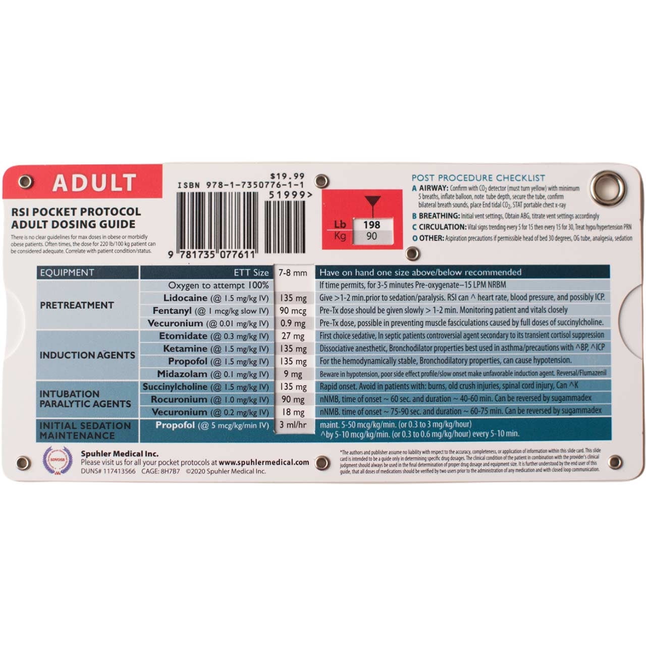 (DWG) Spuhler Medical Dosing Guide