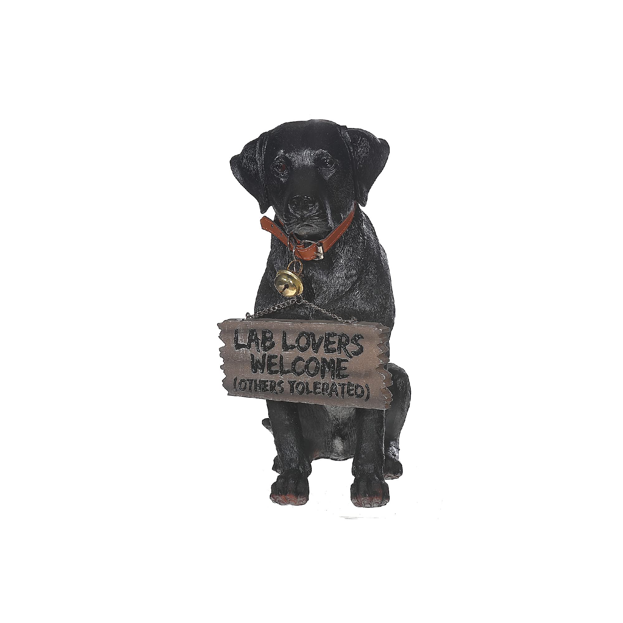 DWK Front Porch Dog YPF5 Outdoor Sign Decorative Statue Cute